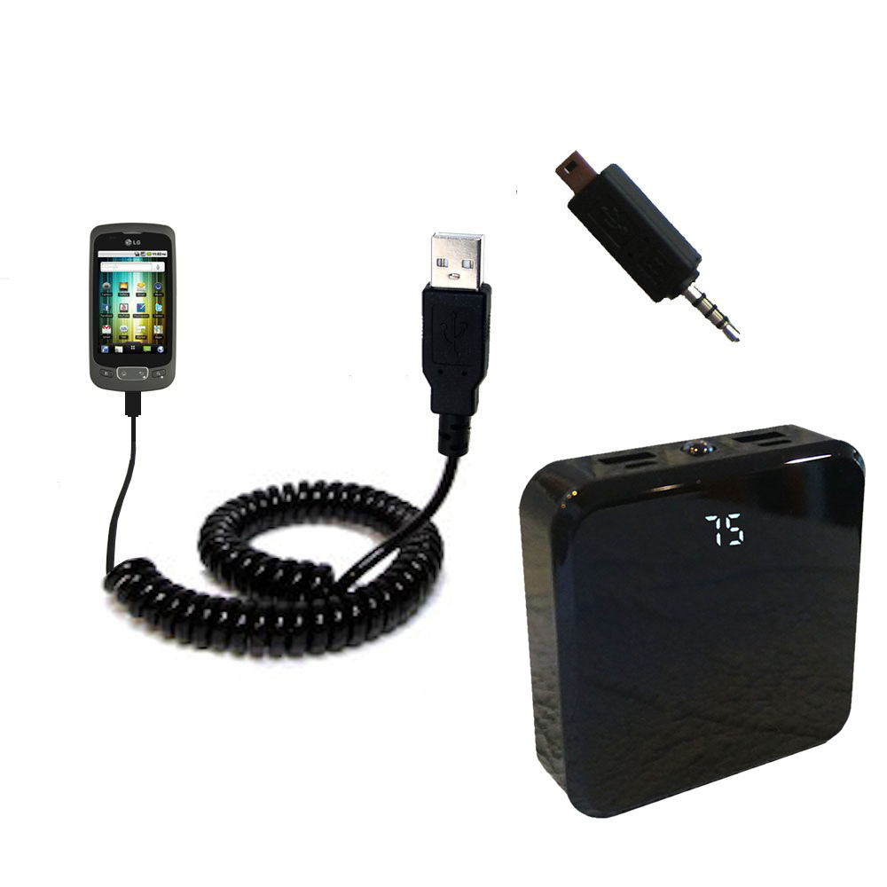 Rechargeable Pack Charger compatible with the LG Optimus One