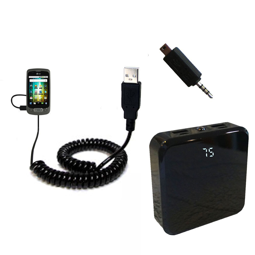 Rechargeable Pack Charger compatible with the LG Optimus T