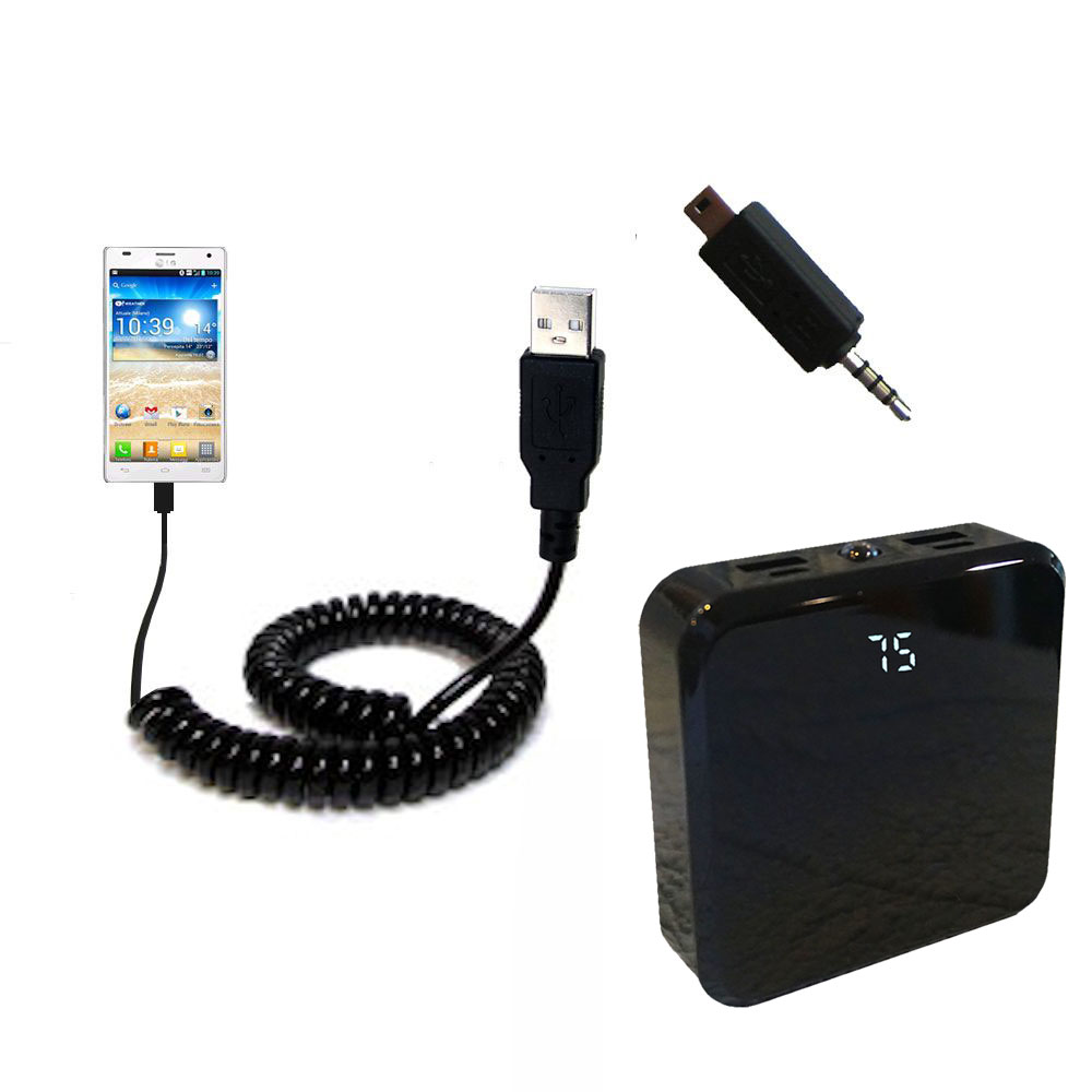 Rechargeable Pack Charger compatible with the LG P880