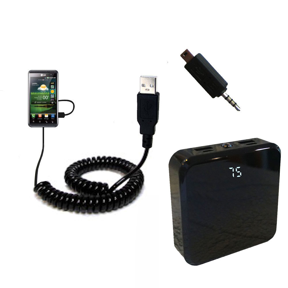 Rechargeable Pack Charger compatible with the LG P920