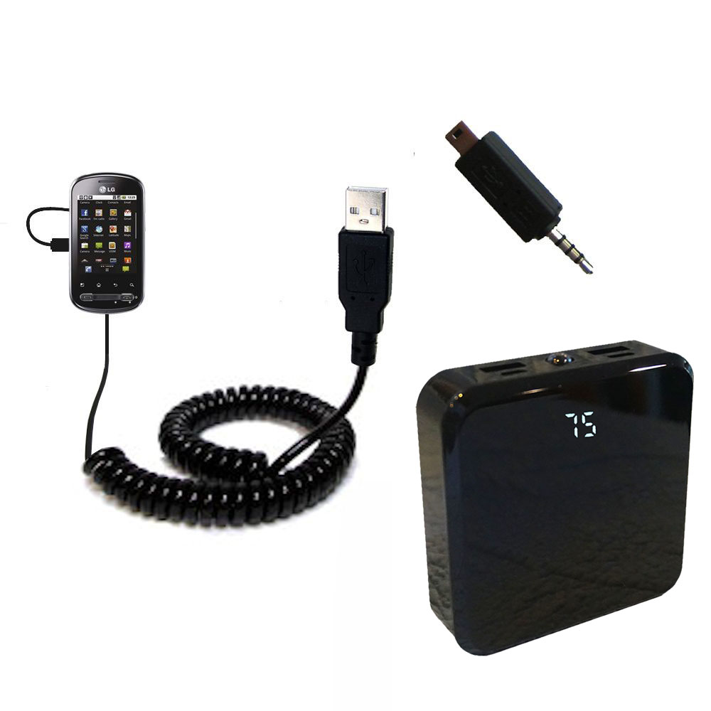 Rechargeable Pack Charger compatible with the LG Pecan
