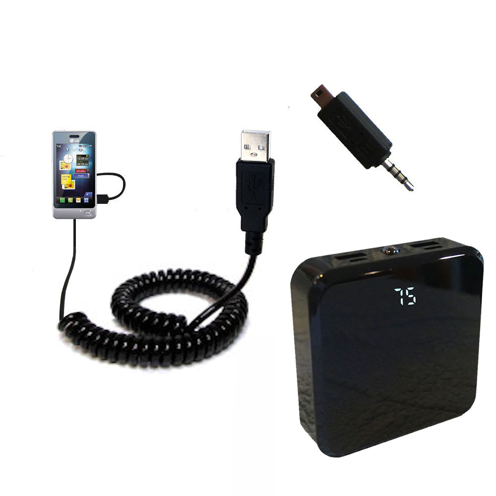 Rechargeable Pack Charger compatible with the LG Pop GD510