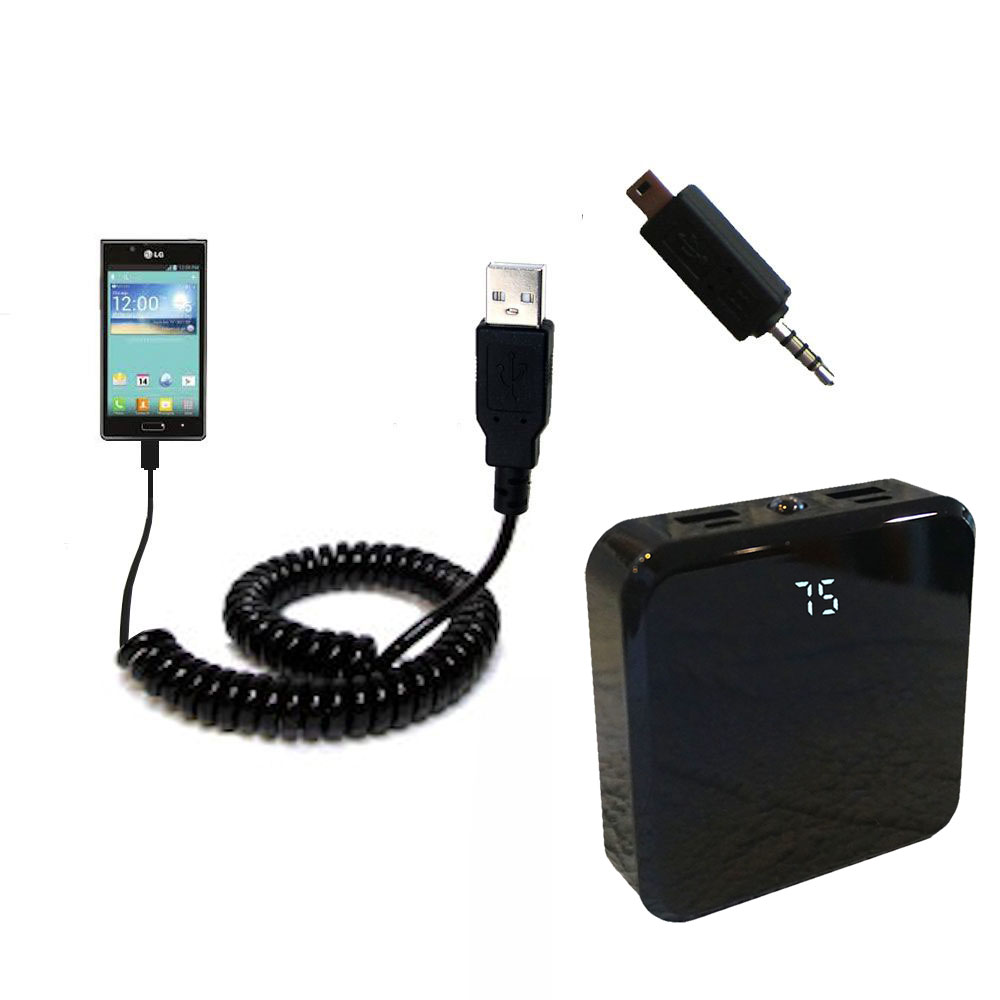 Rechargeable Pack Charger compatible with the LG Splendor