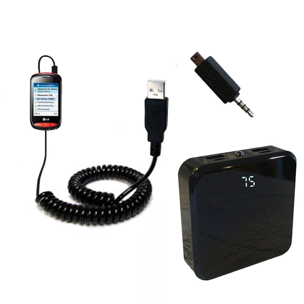 Rechargeable Pack Charger compatible with the LG T310
