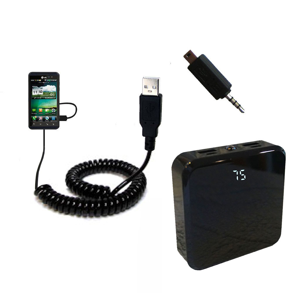 Rechargeable Pack Charger compatible with the LG Thrill 4G