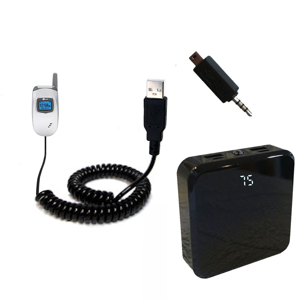 Rechargeable Pack Charger compatible with the LG UX210 UX-210