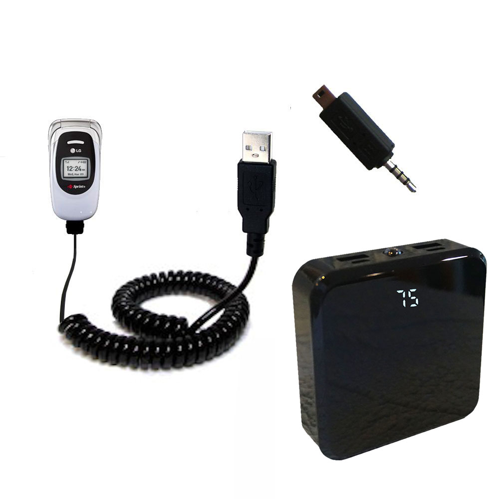 Rechargeable Pack Charger compatible with the LG VI-125