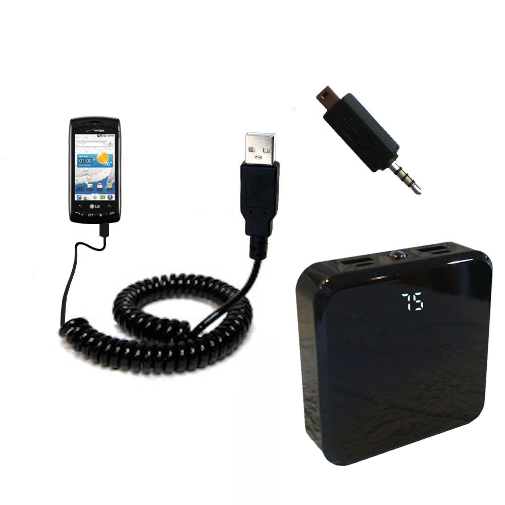 Rechargeable Pack Charger compatible with the LG VS740