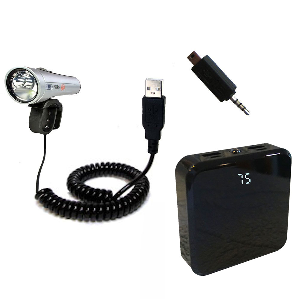 Rechargeable Pack Charger compatible with the Light and Motion Tax 1200