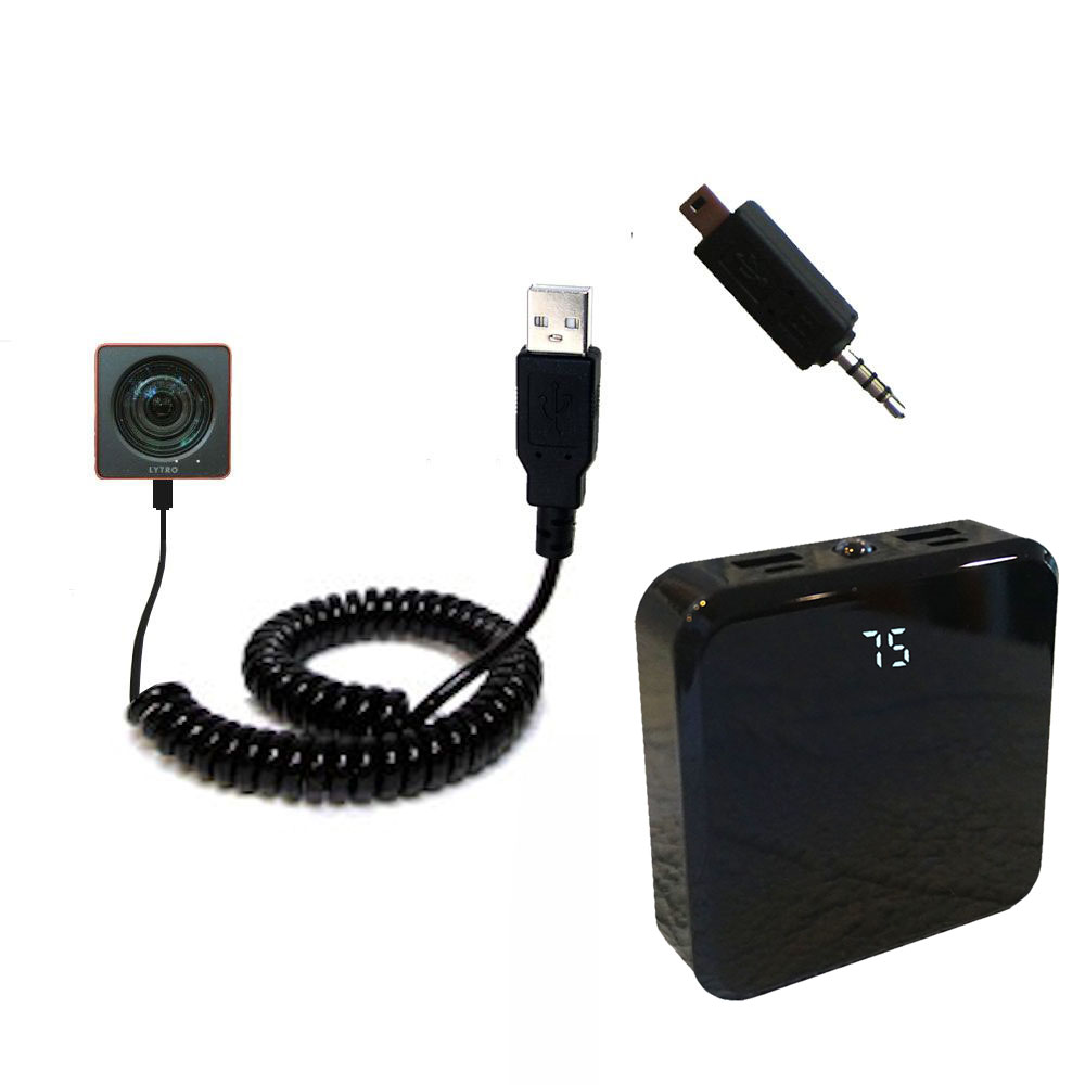 Rechargeable Pack Charger compatible with the Lytro Lytro