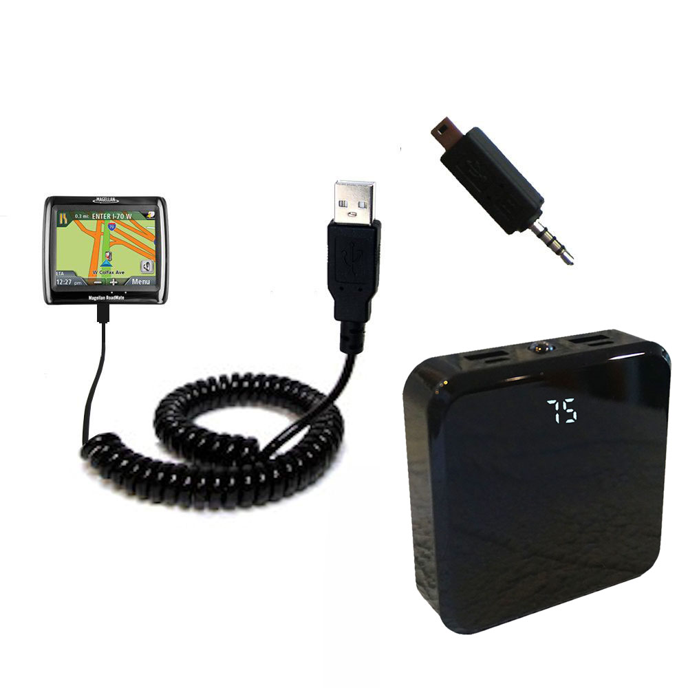 Rechargeable Pack Charger compatible with the Magellan Roadmate 1210