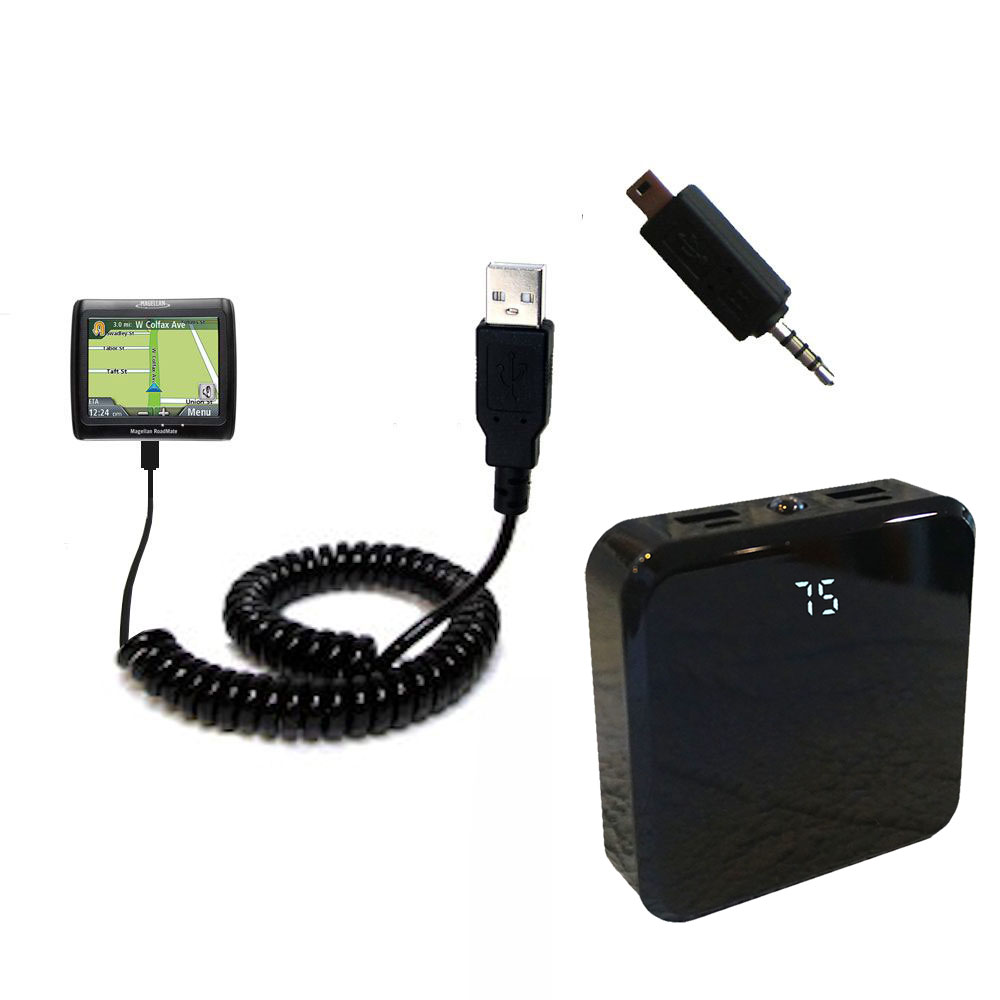 Rechargeable Pack Charger compatible with the Magellan Roadmate 1340
