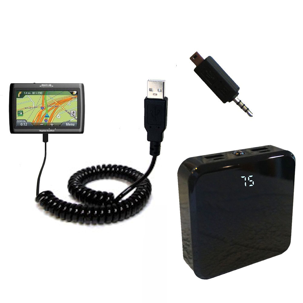 Rechargeable Pack Charger compatible with the Magellan Roadmate 1420