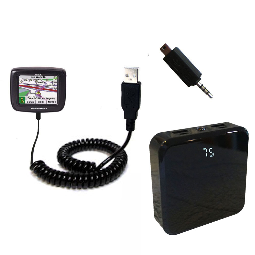 Rechargeable Pack Charger compatible with the Magellan Roadmate 2000