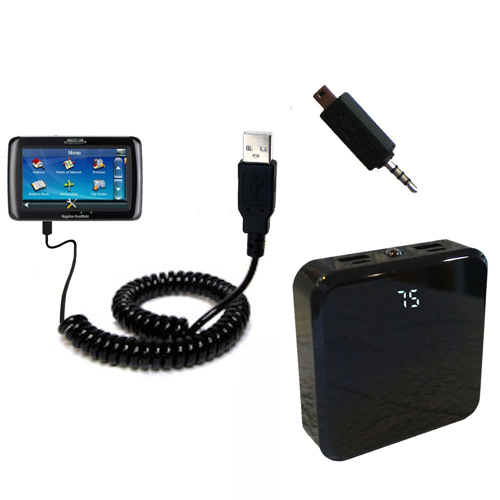 Rechargeable Pack Charger compatible with the Magellan Roadmate 2035