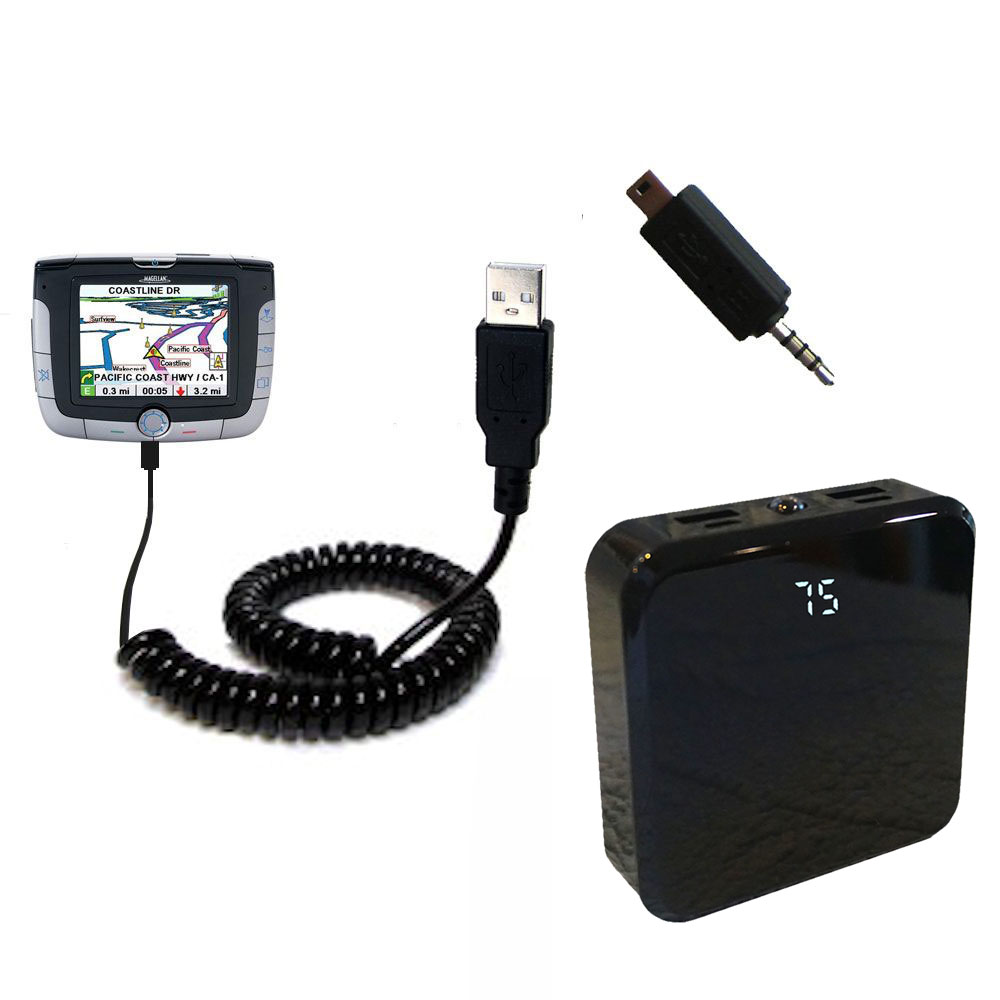 Rechargeable Pack Charger compatible with the Magellan Roadmate 3000T