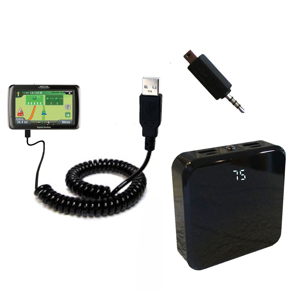 Rechargeable Pack Charger compatible with the Magellan Roadmate 3045