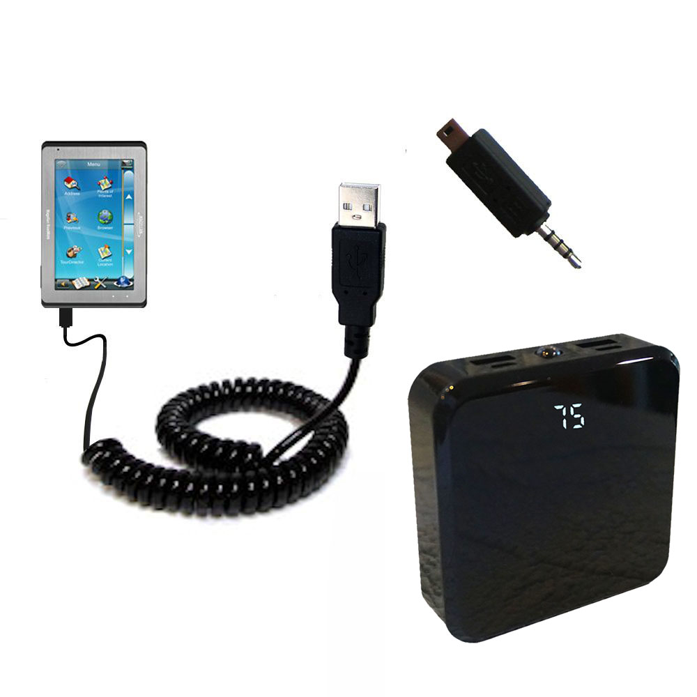 Rechargeable Pack Charger compatible with the Magellan Roadmate 5175T-LM