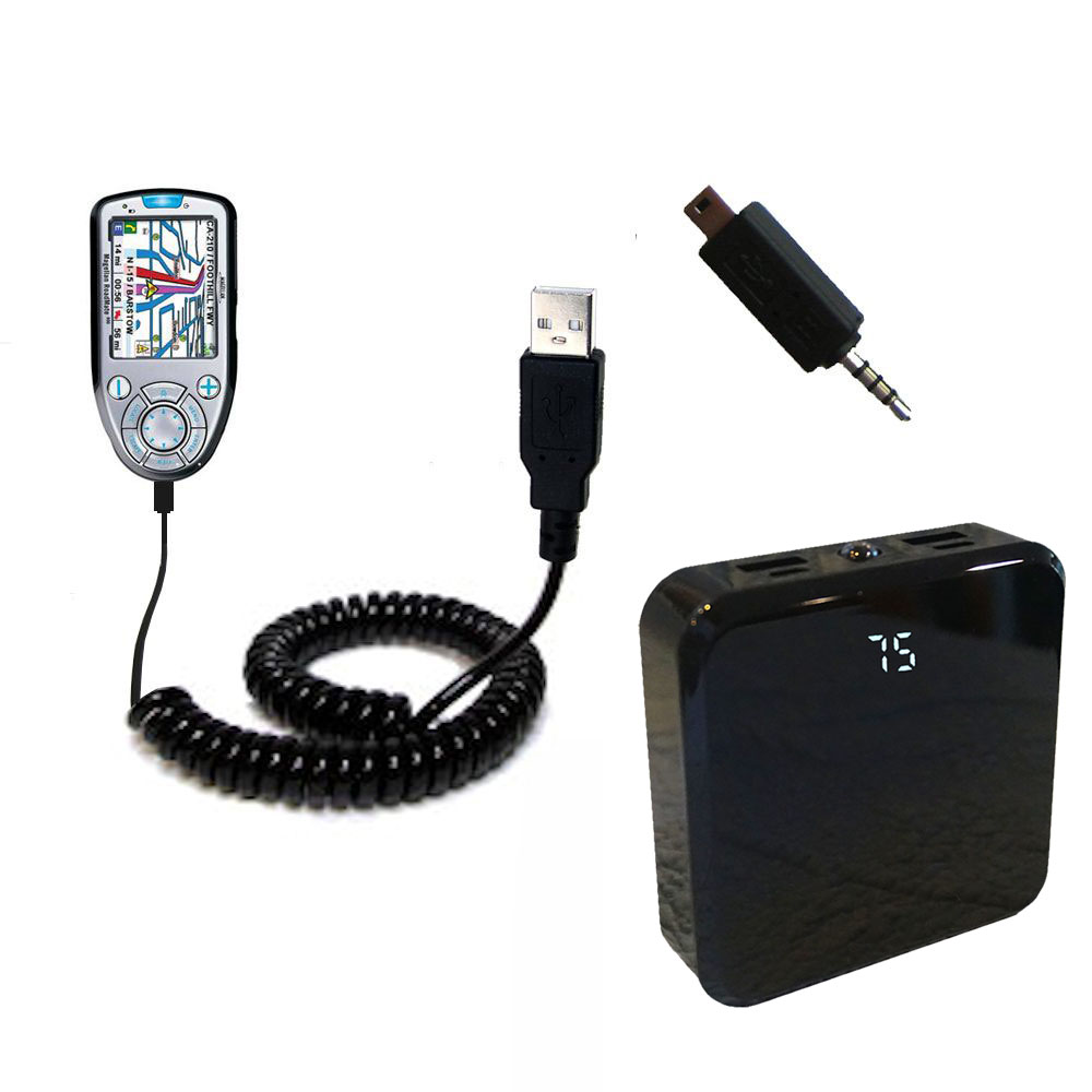 Rechargeable Pack Charger compatible with the Magellan Roadmate 860T