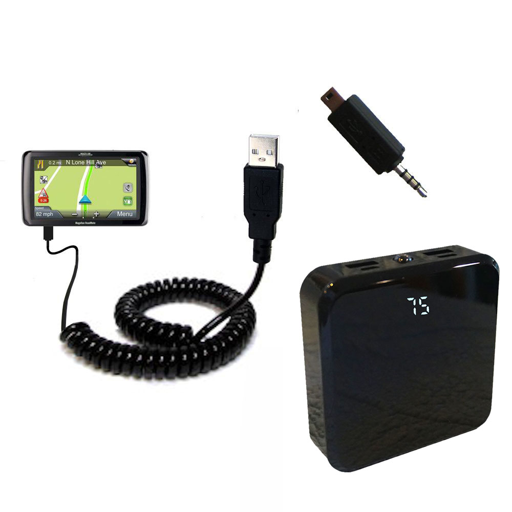 Rechargeable Pack Charger compatible with the Magellan Roadmate 9250 T LM
