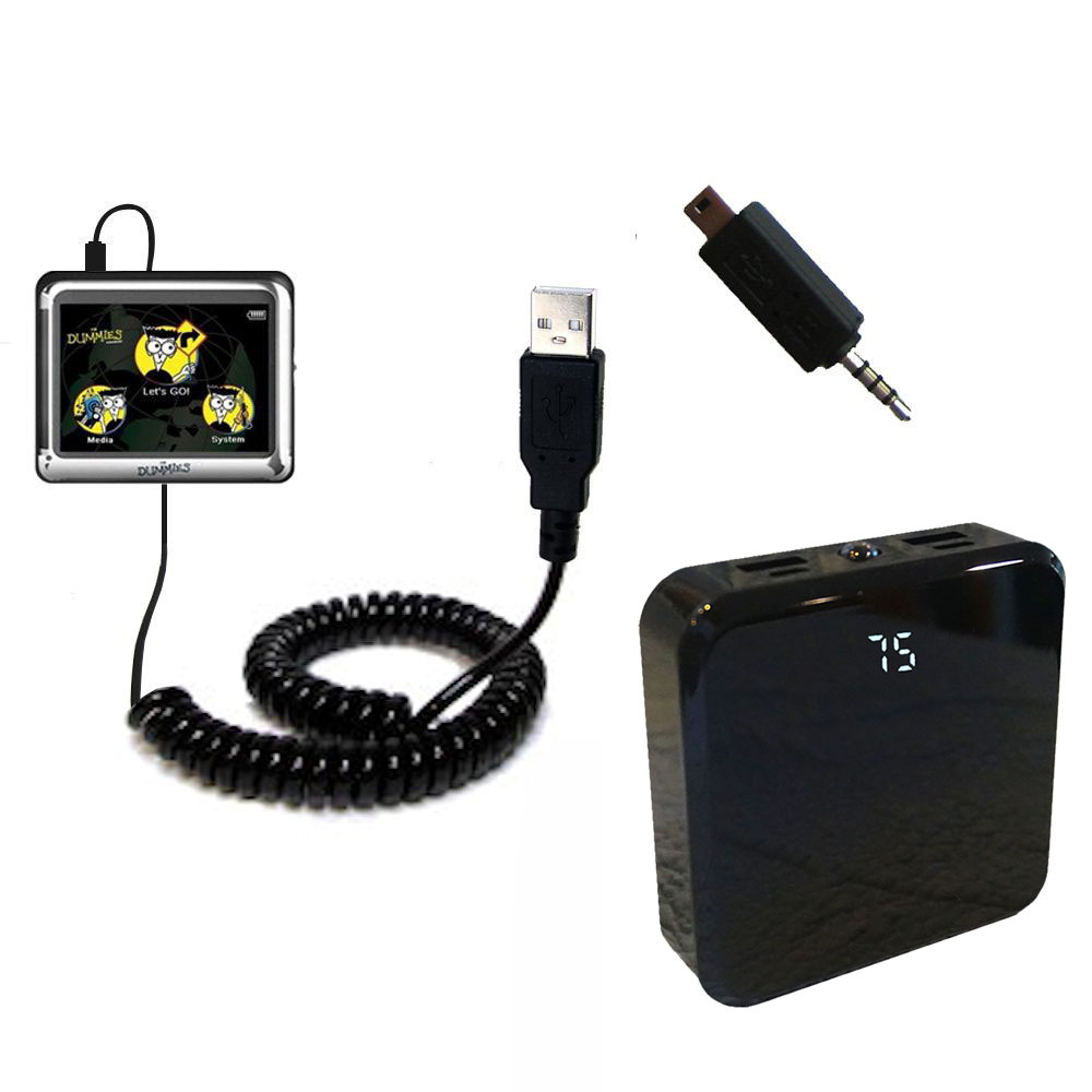 Rechargeable Pack Charger compatible with the Maylong FD-350 GPS For Dummies