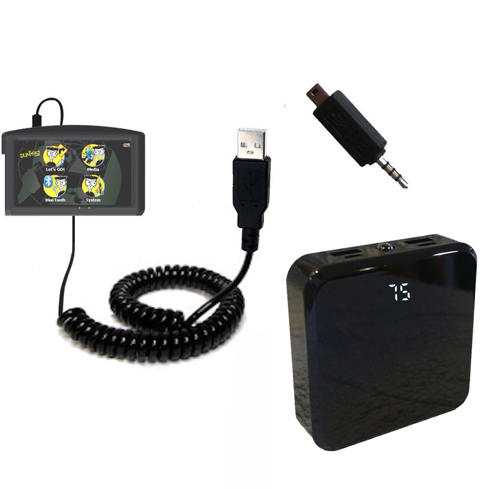 Rechargeable Pack Charger compatible with the Maylong FD-430 GPS For Dummies