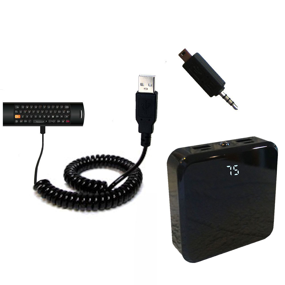 Rechargeable Pack Charger compatible with the Mele F10 Fly Mouse Keyboard