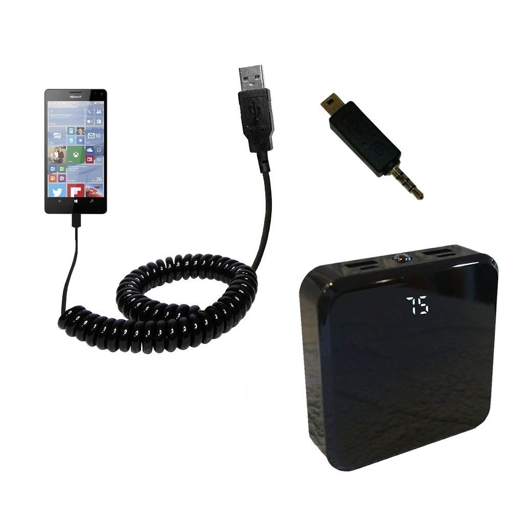 Rechargeable Pack Charger compatible with the Microsoft Lumia 950 XL