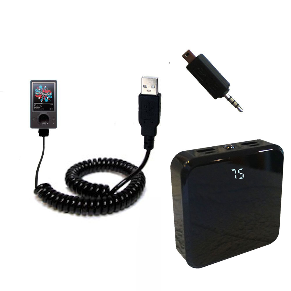 Rechargeable Pack Charger compatible with the Microsoft Zune (1st Generation)