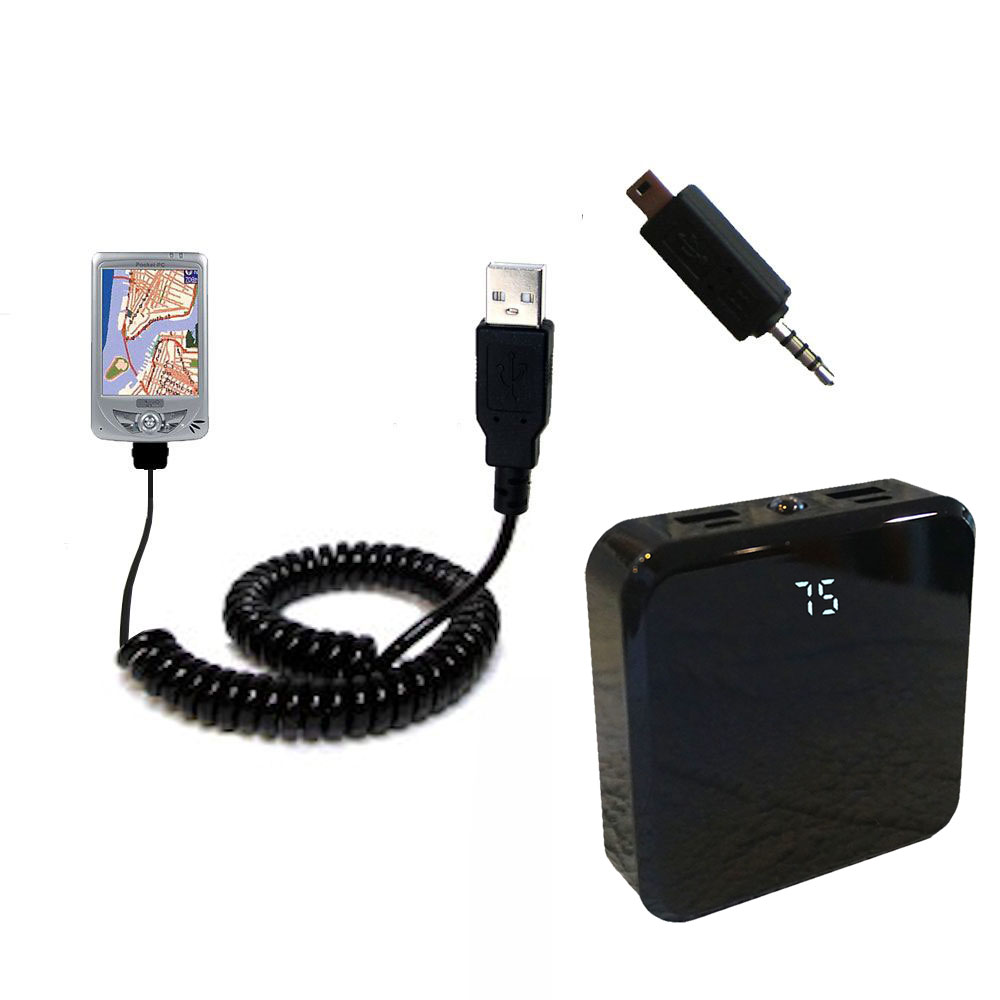 Rechargeable Pack Charger compatible with the Mio 168 RS