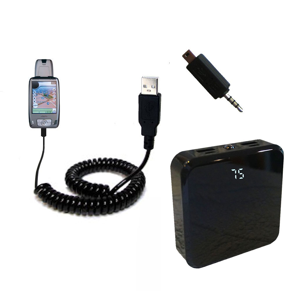 Rechargeable Pack Charger compatible with the Mio A201