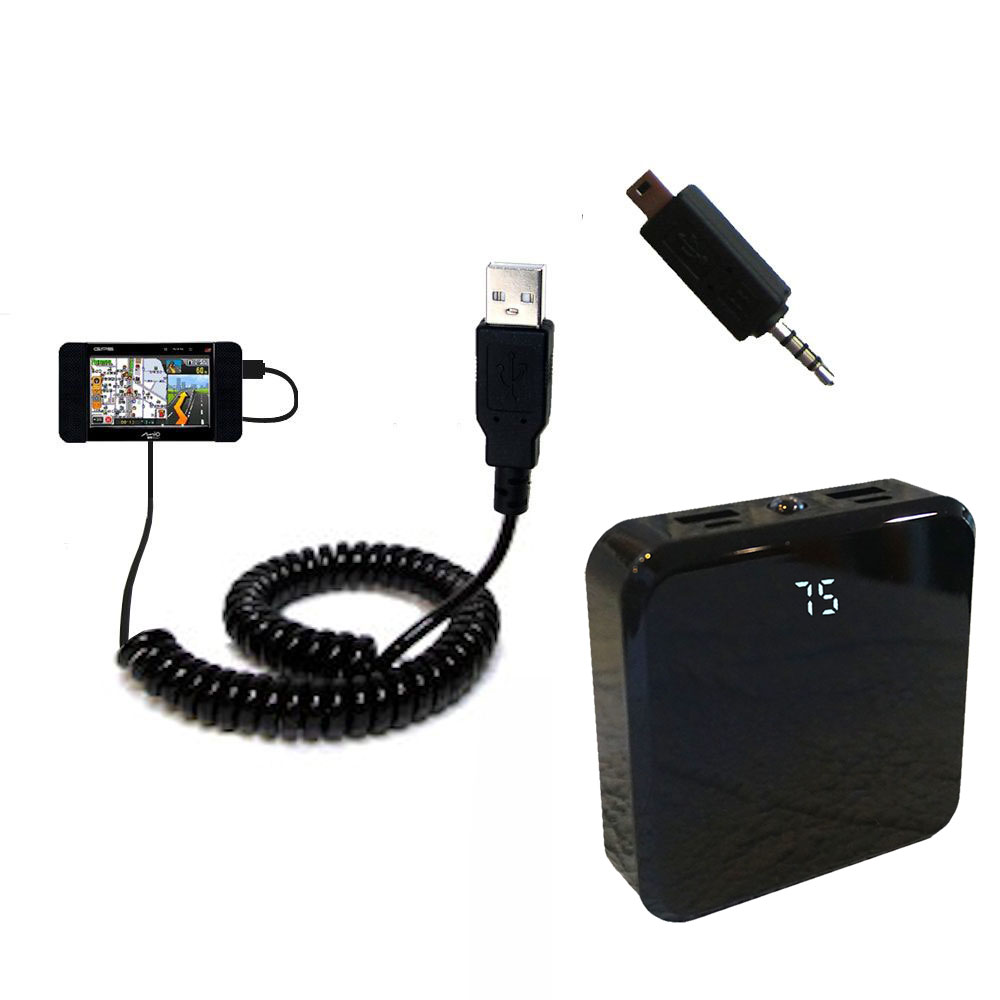 Rechargeable Pack Charger compatible with the Mio C810