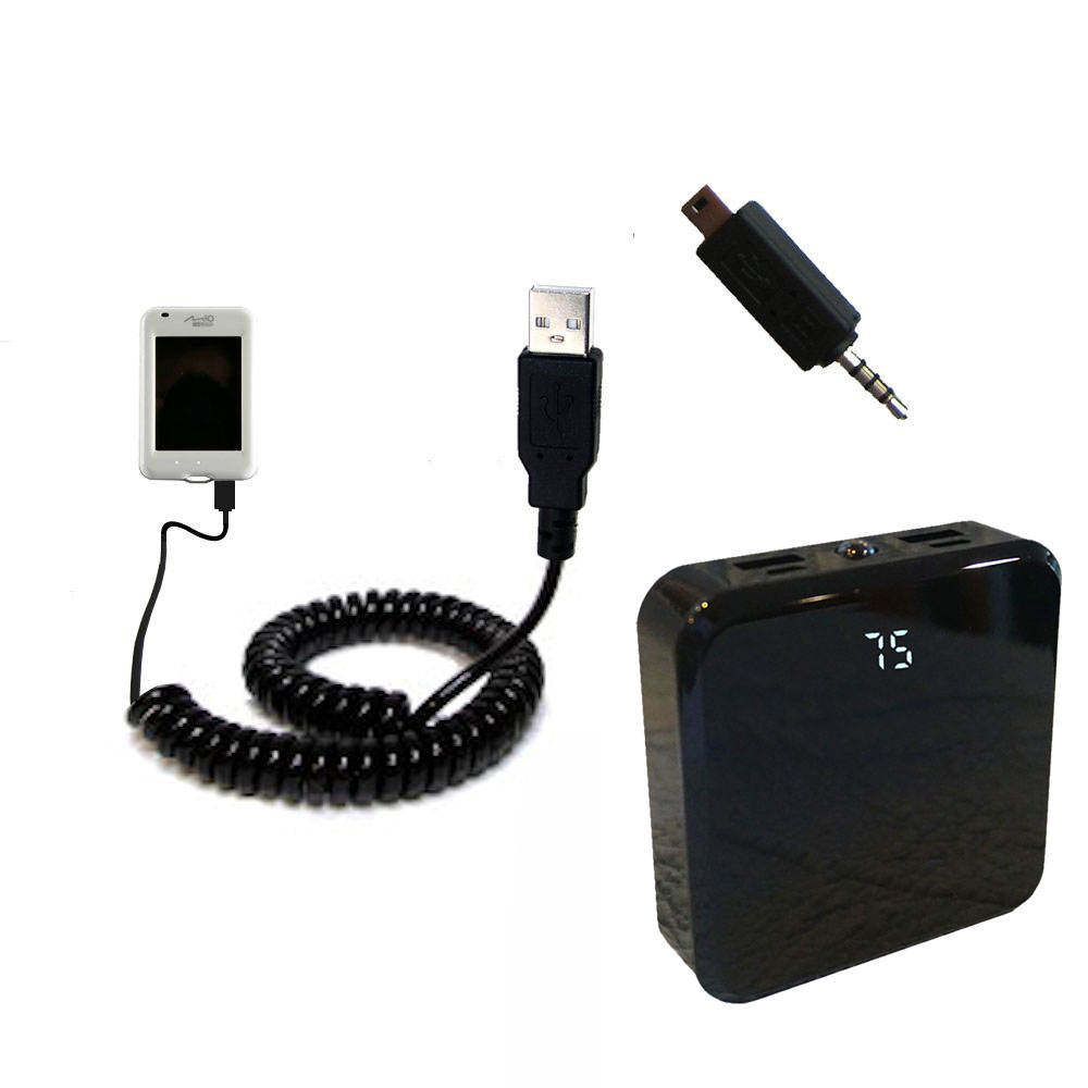 Rechargeable Pack Charger compatible with the Mio H610