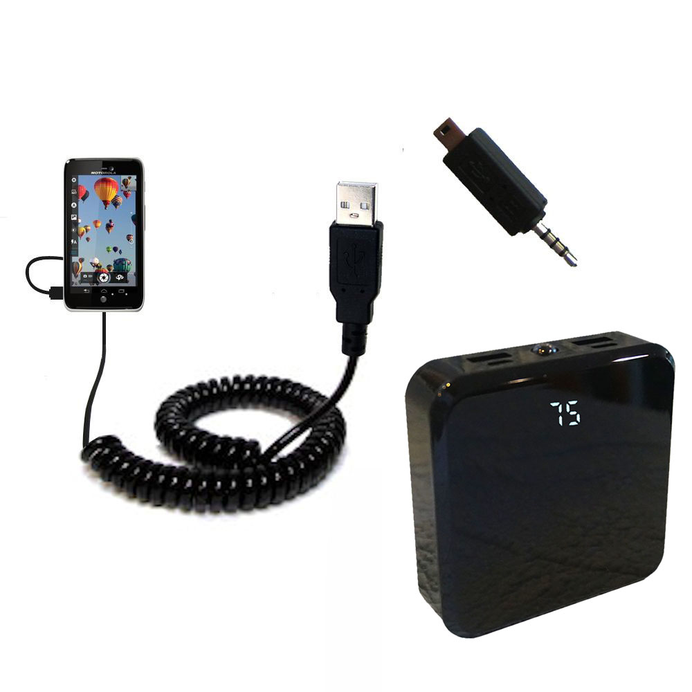 Rechargeable Pack Charger compatible with the Motorola ATRIX HD