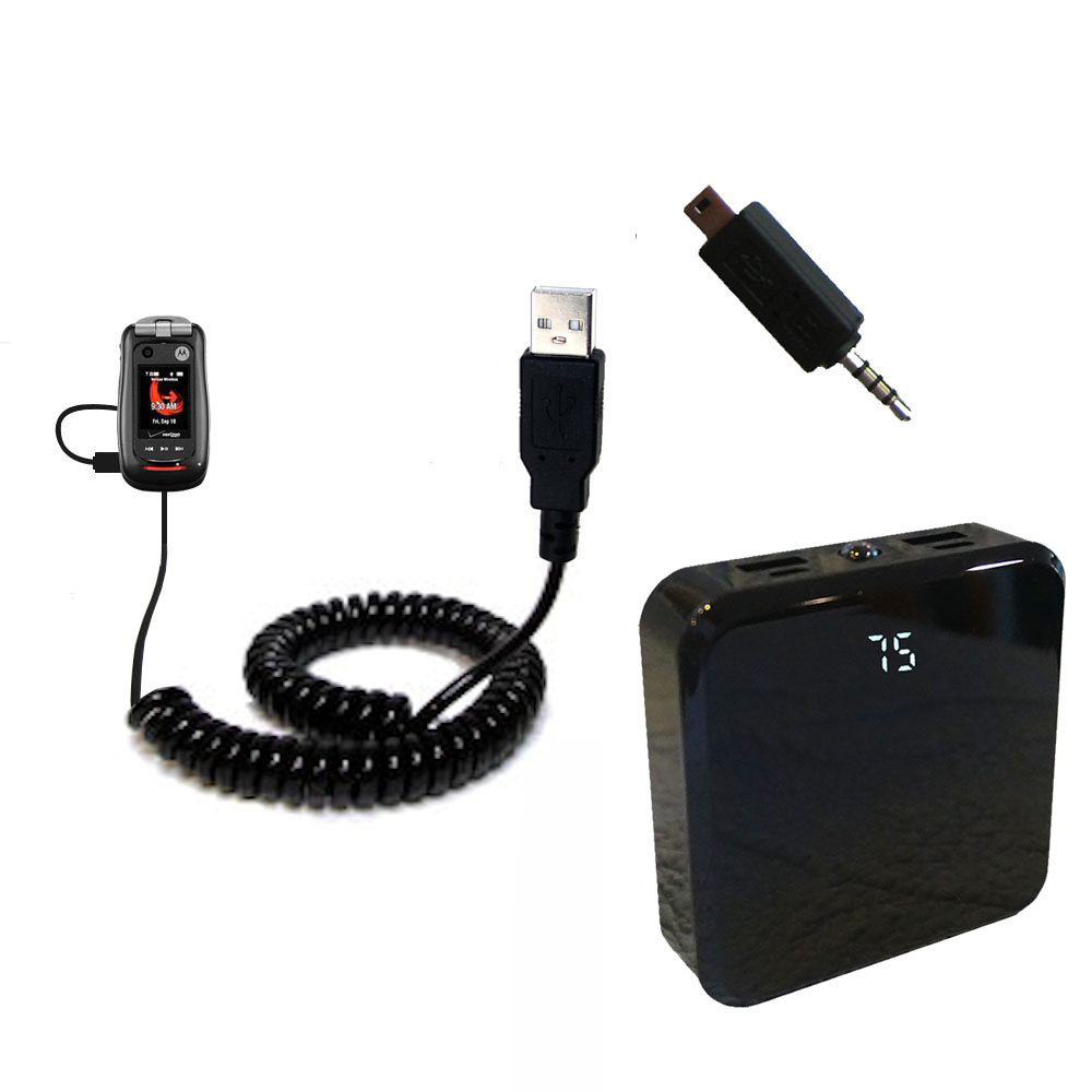 Rechargeable Pack Charger compatible with the Motorola Barrage V860