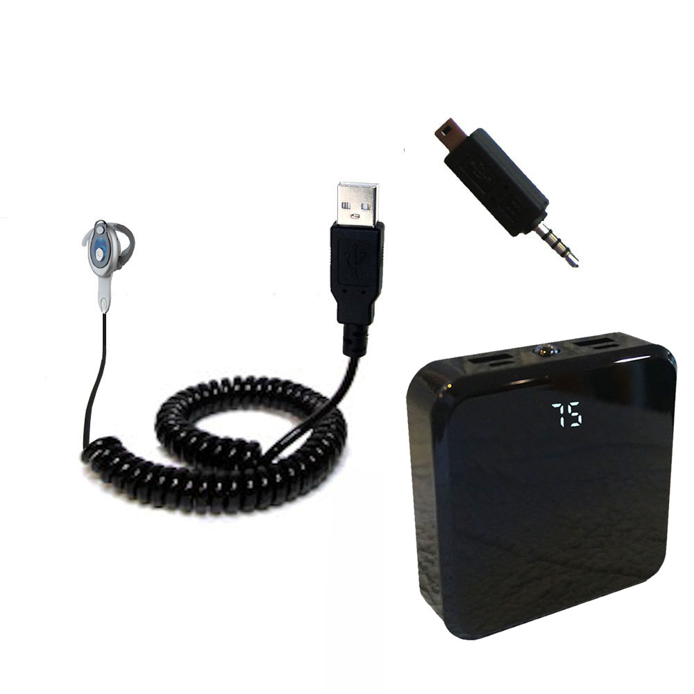 Rechargeable Pack Charger compatible with the Motorola HS810