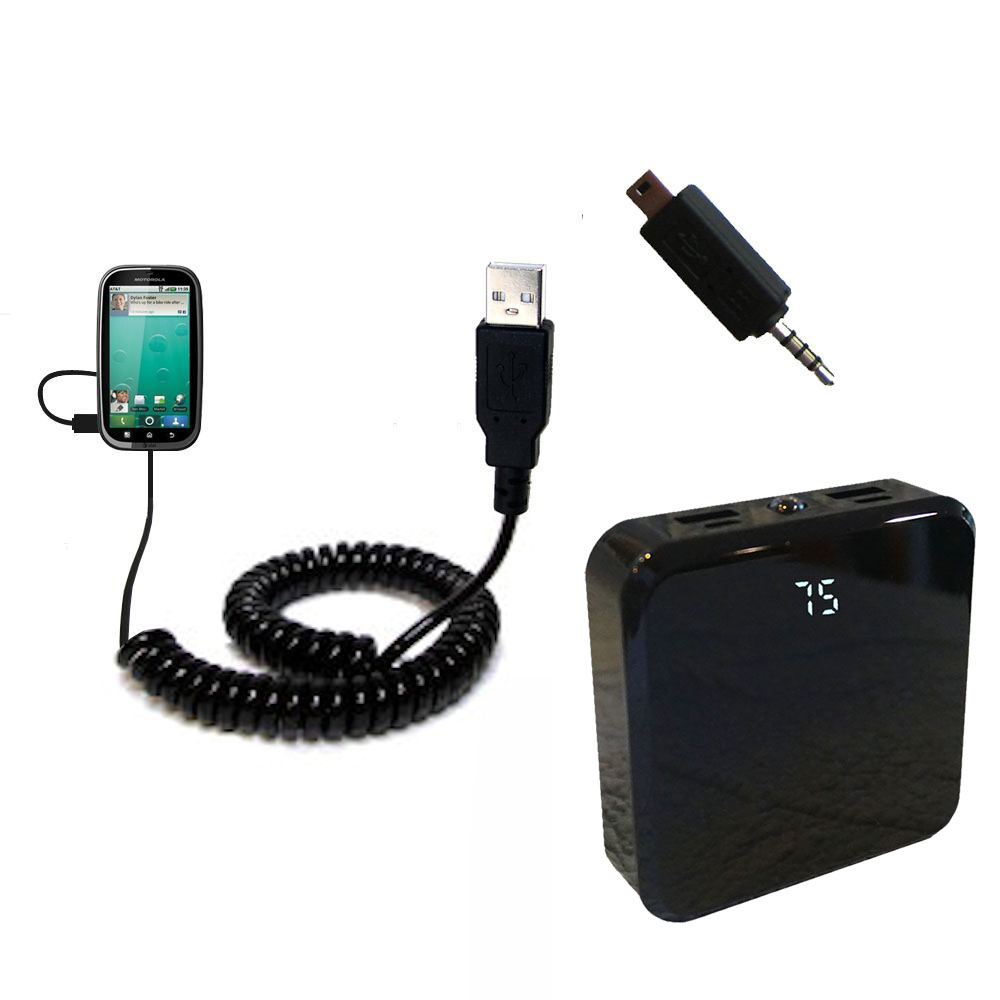 Rechargeable Pack Charger compatible with the Motorola Bravo