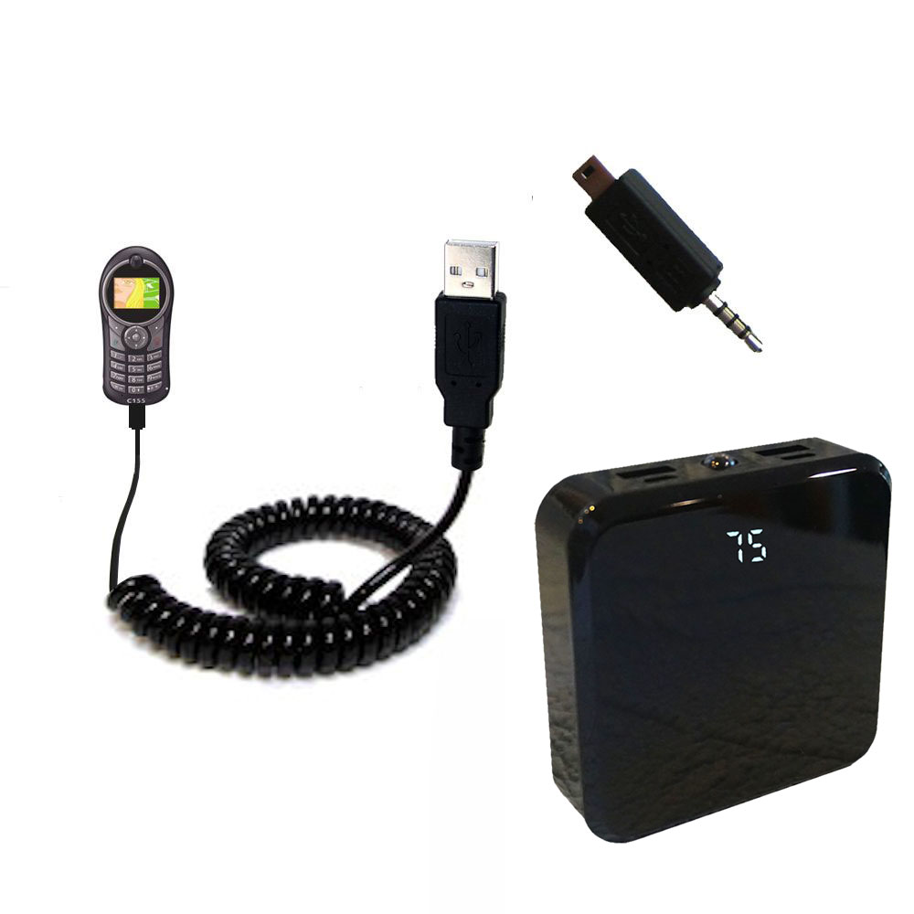 Rechargeable Pack Charger compatible with the Motorola C155