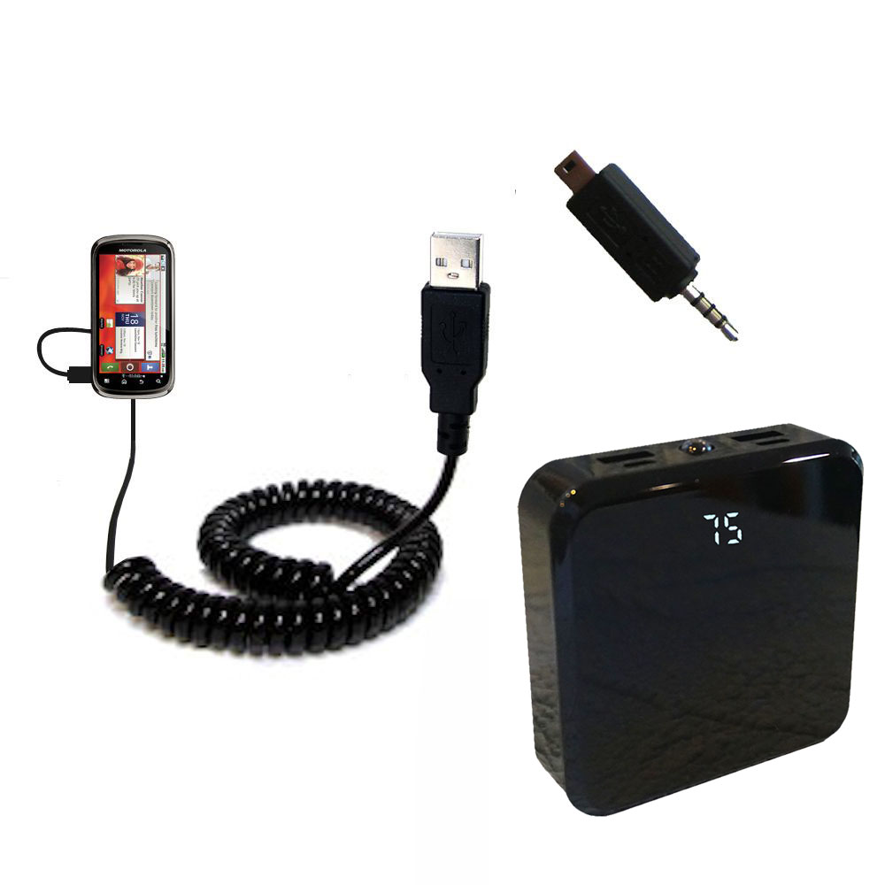 Rechargeable Pack Charger compatible with the Motorola CLIQ 2