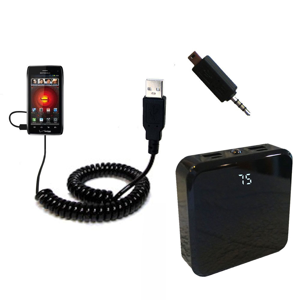 Rechargeable Pack Charger compatible with the Motorola DROID 4 / XT894