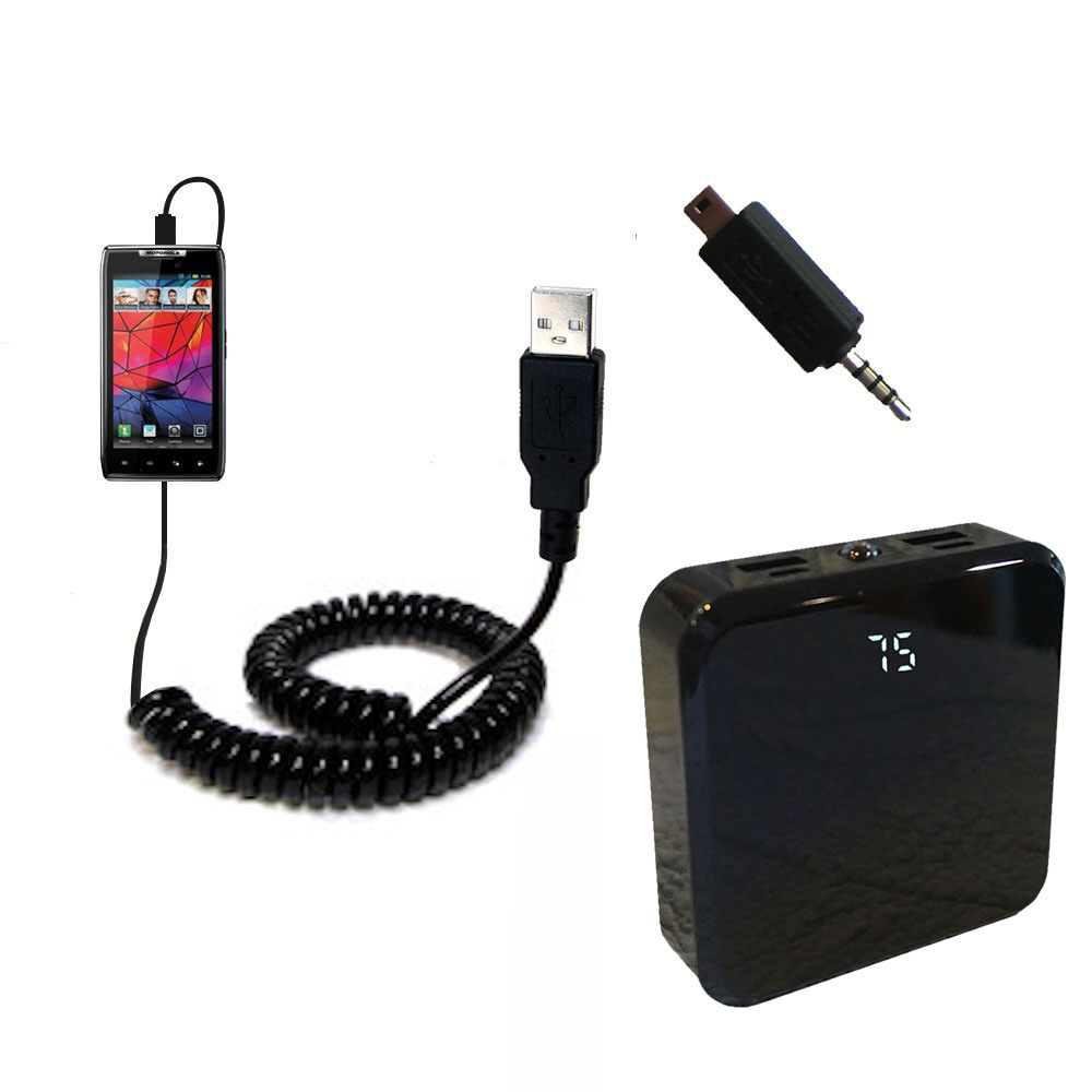 Rechargeable Pack Charger compatible with the Motorola DROID RAZR