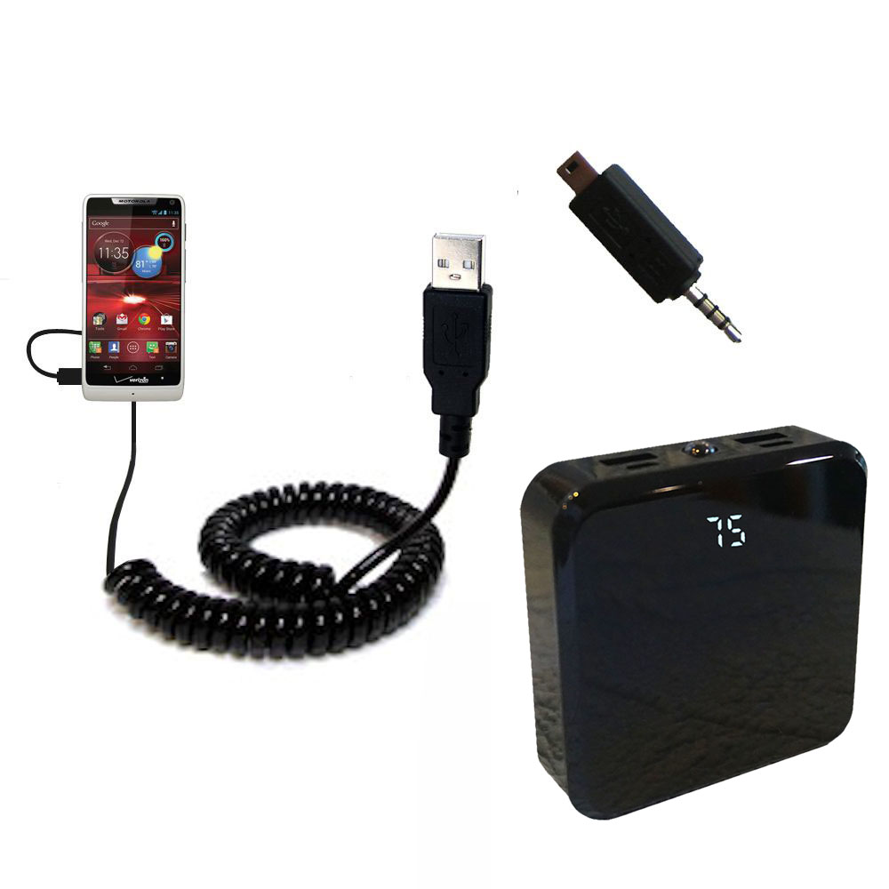 Rechargeable Pack Charger compatible with the Motorola DROID RAZR M