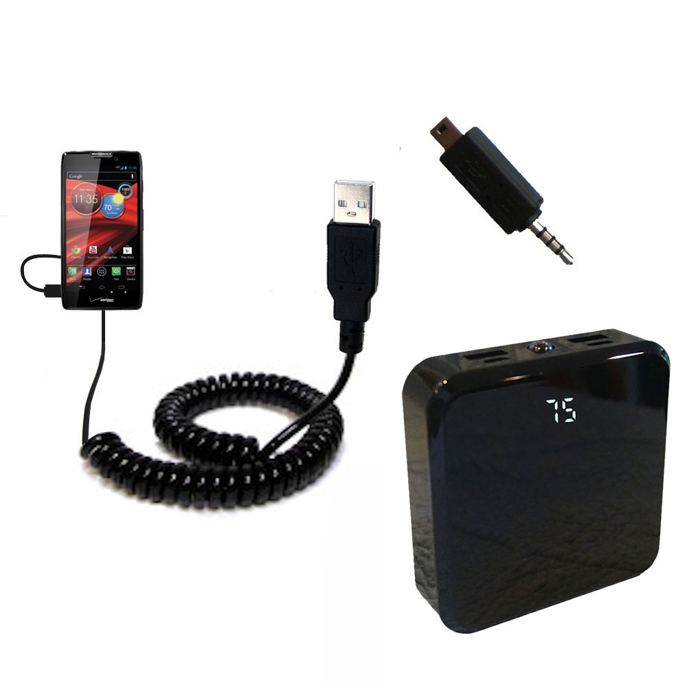 Rechargeable Pack Charger compatible with the Motorola DROID RAZR MAXX