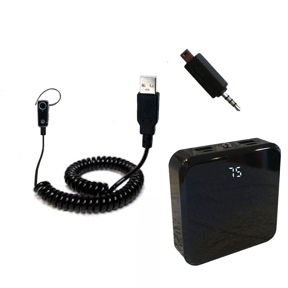 Rechargeable Pack Charger compatible with the Motorola H680 cradle