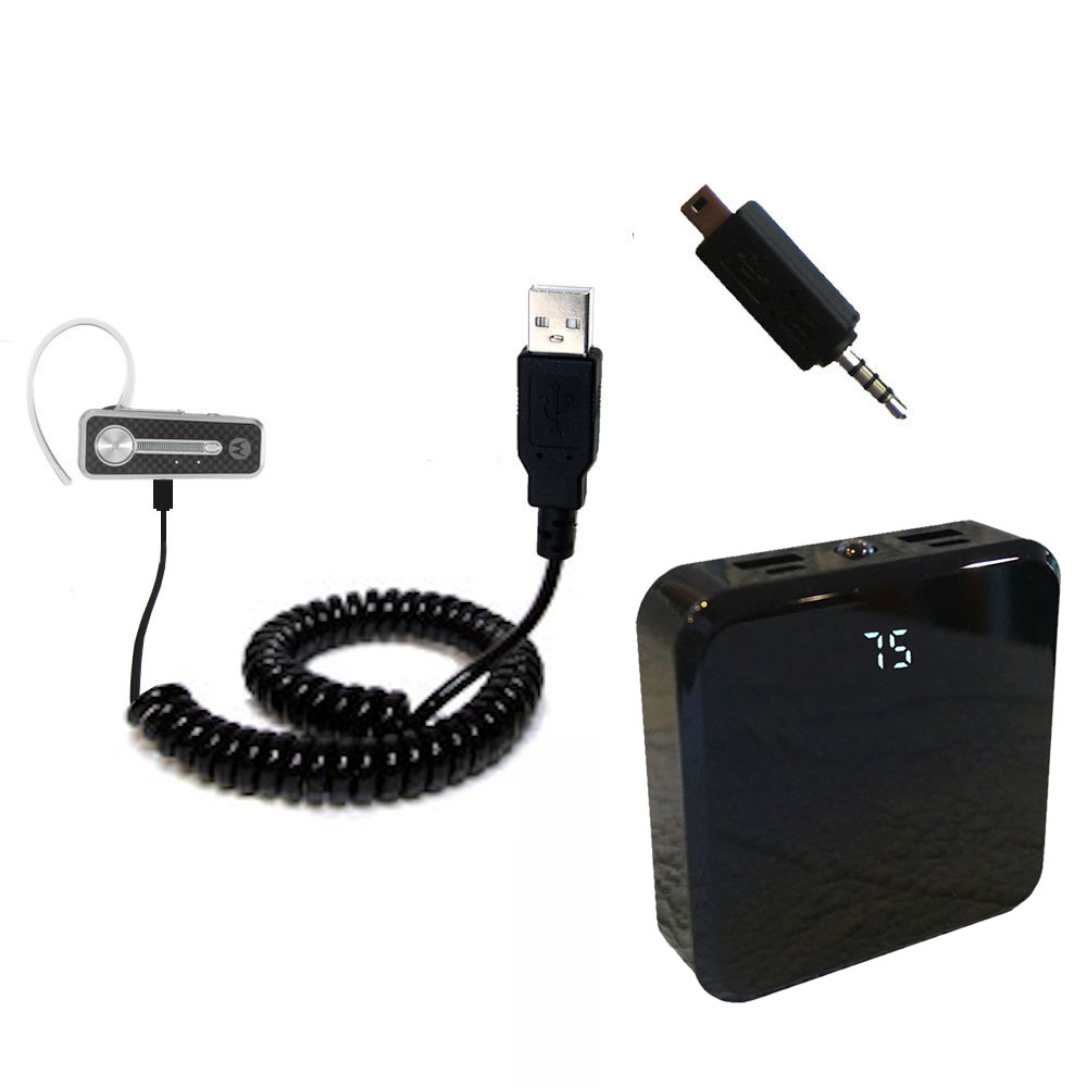 Rechargeable Pack Charger compatible with the Motorola H780
