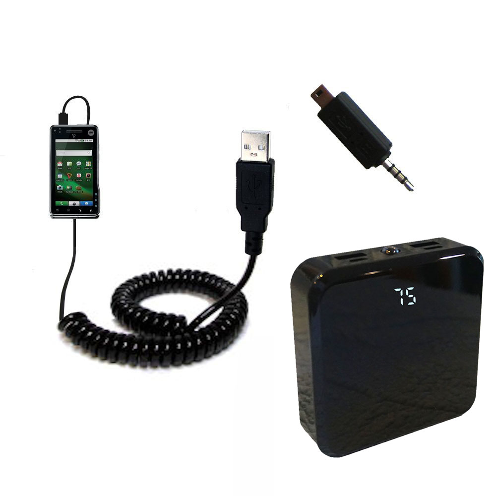 Rechargeable Pack Charger compatible with the Motorola MILESTONE XT720