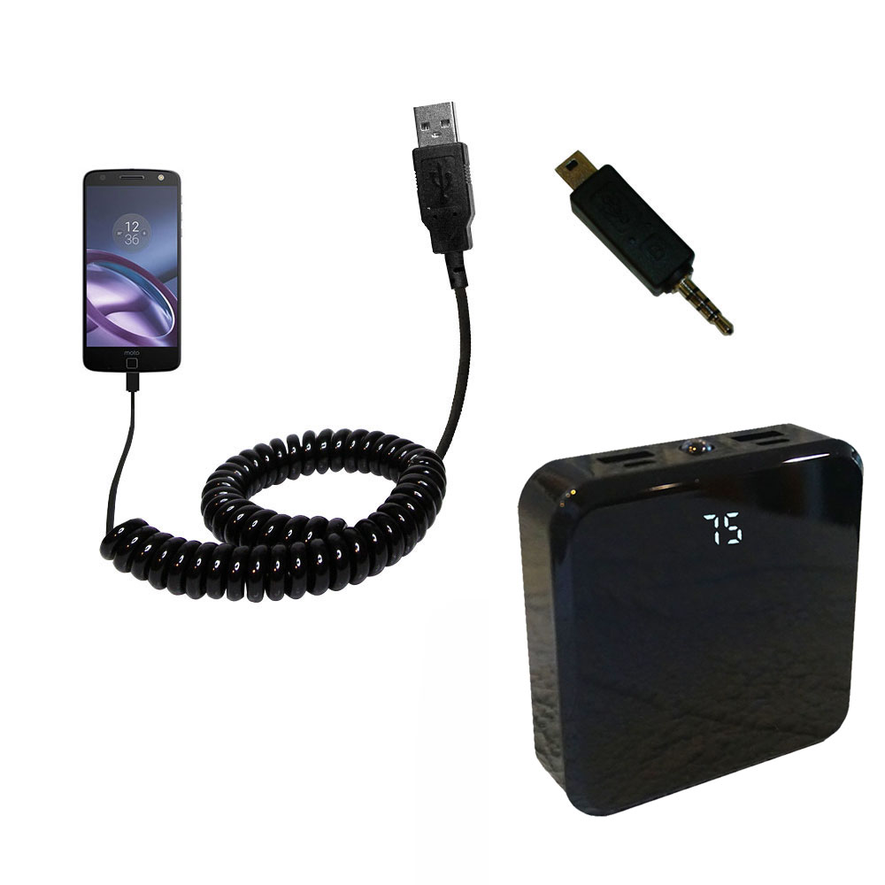 Rechargeable Pack Charger compatible with the Motorola Moto Z Force