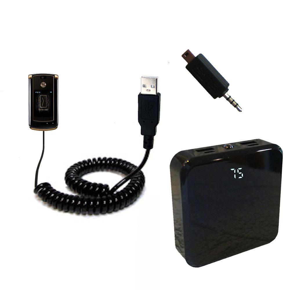 Rechargeable Pack Charger compatible with the Motorola MOTORAZR 2 V8