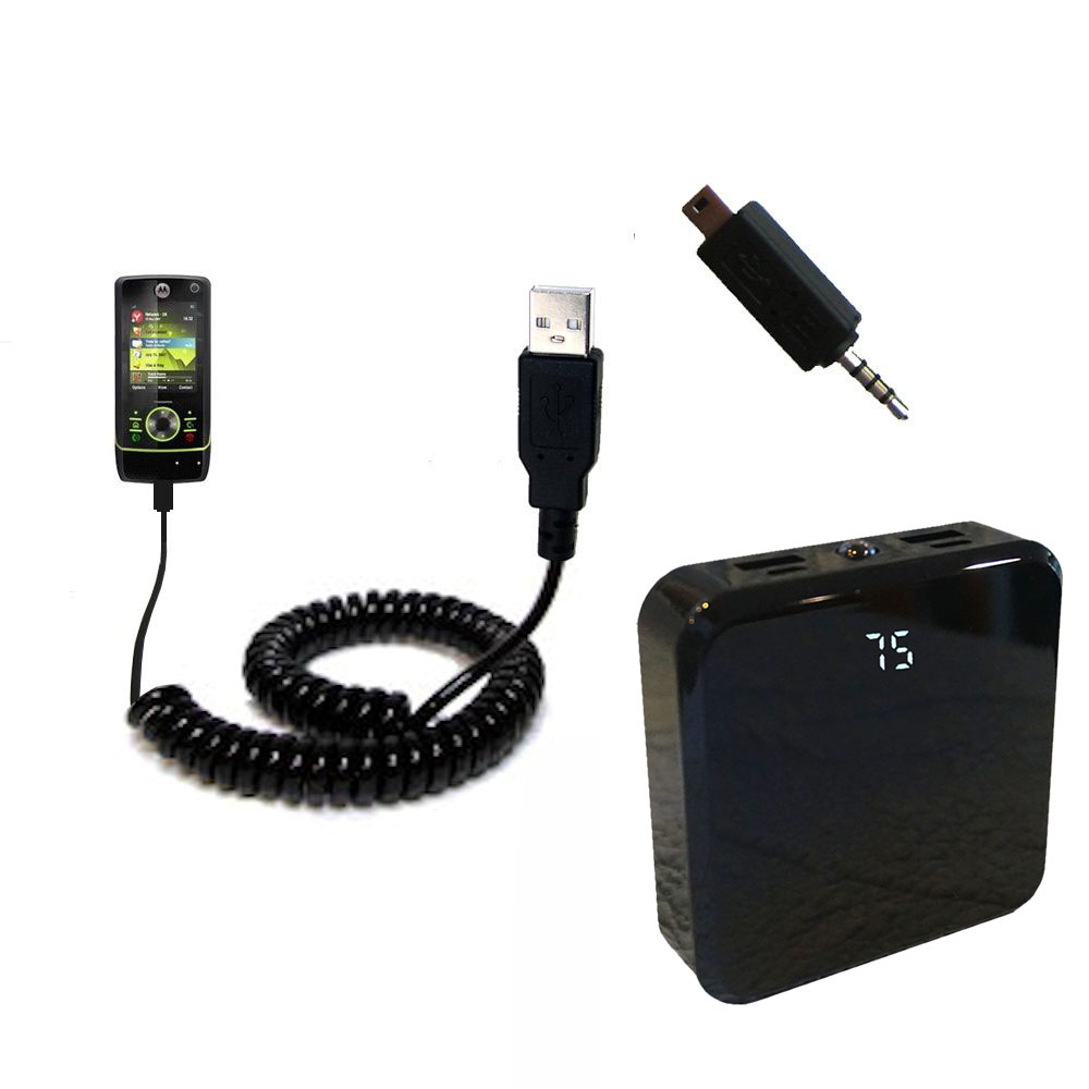Gomadic High Capacity Rechargeable External Battery Pack suitable for the Motorola MOTORIZR Z8