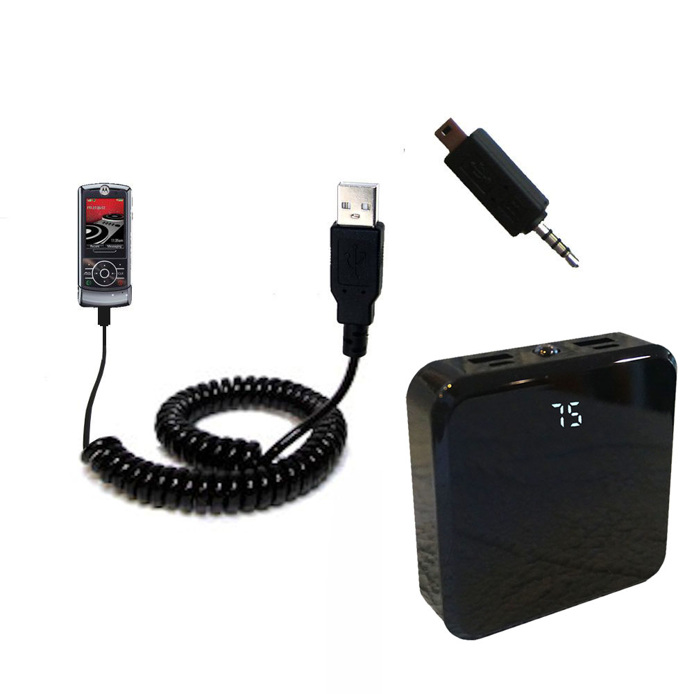 Rechargeable Pack Charger compatible with the Motorola MOTOROKR Z6m